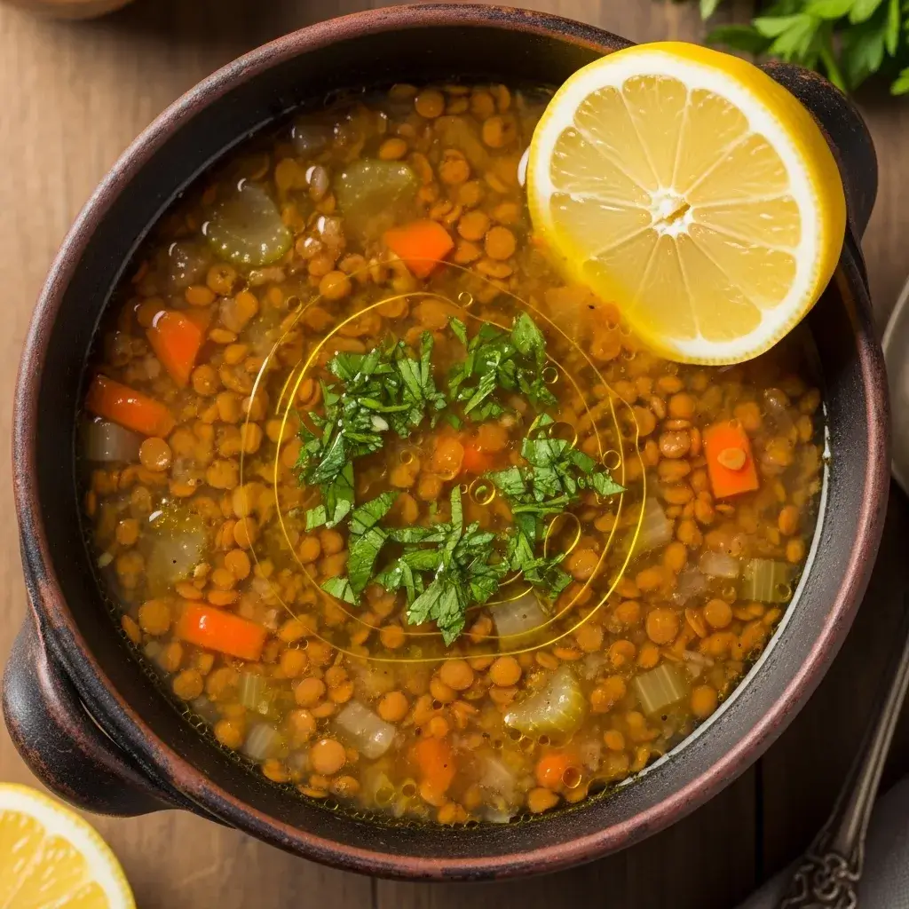High Fiber Lebanese Lemon Lentil Soup 11 high-fiber-lebanese-lemon-lentil-soup