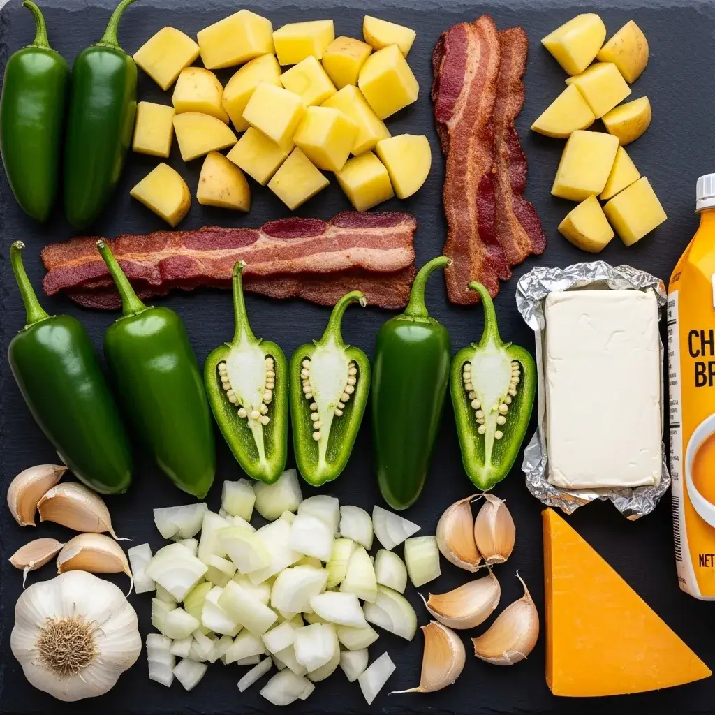 Jalapeño Popper Soup Recipe: Cozy, Creamy, & Just Spicy Enough 8 ingredients for homemade jalapeño popper soup recipe