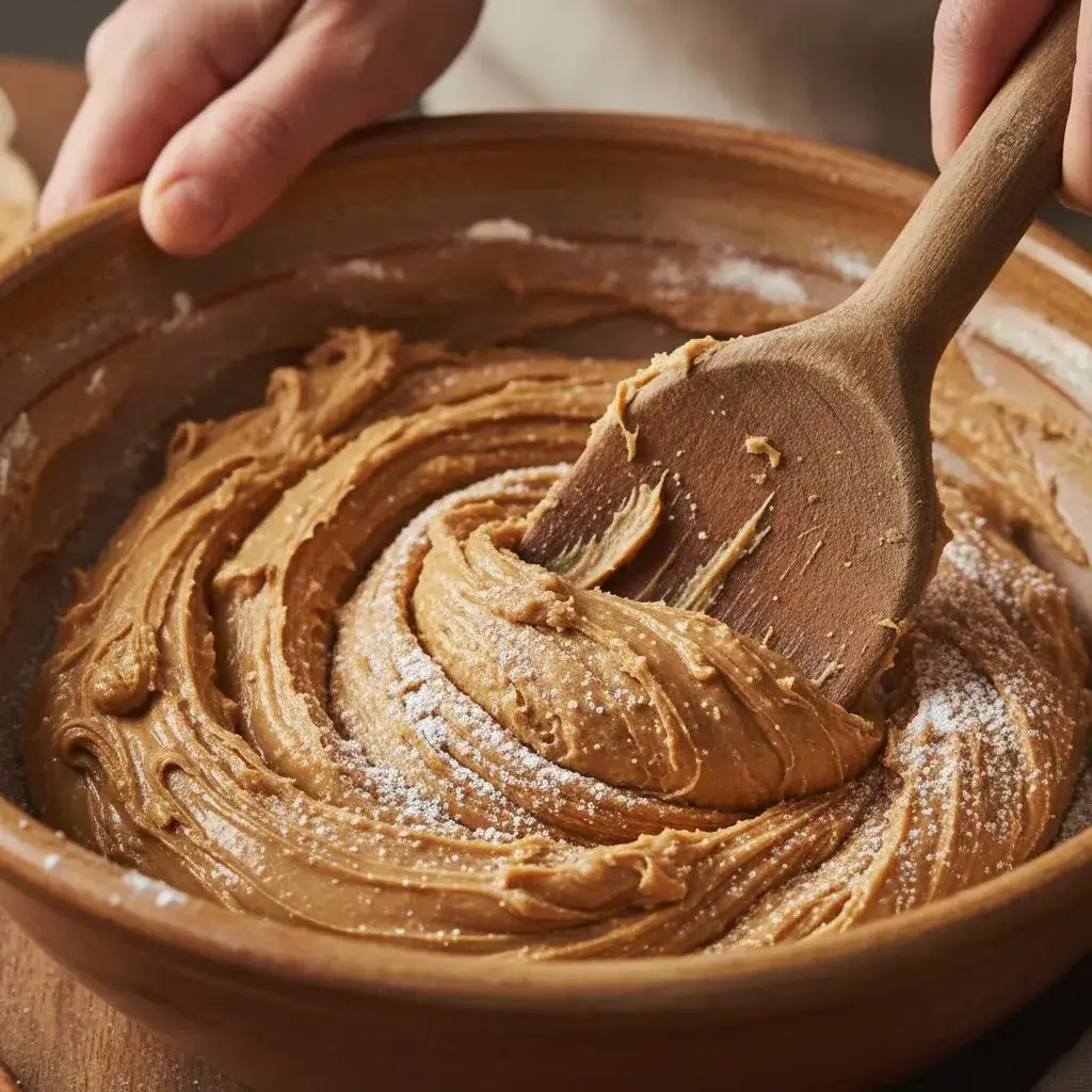 Easy Buckeye Recipe: Your Perfect 4-Ingredient, No-Bake Treat 5 mixing-peanut-butter-dough-for-buckeyes