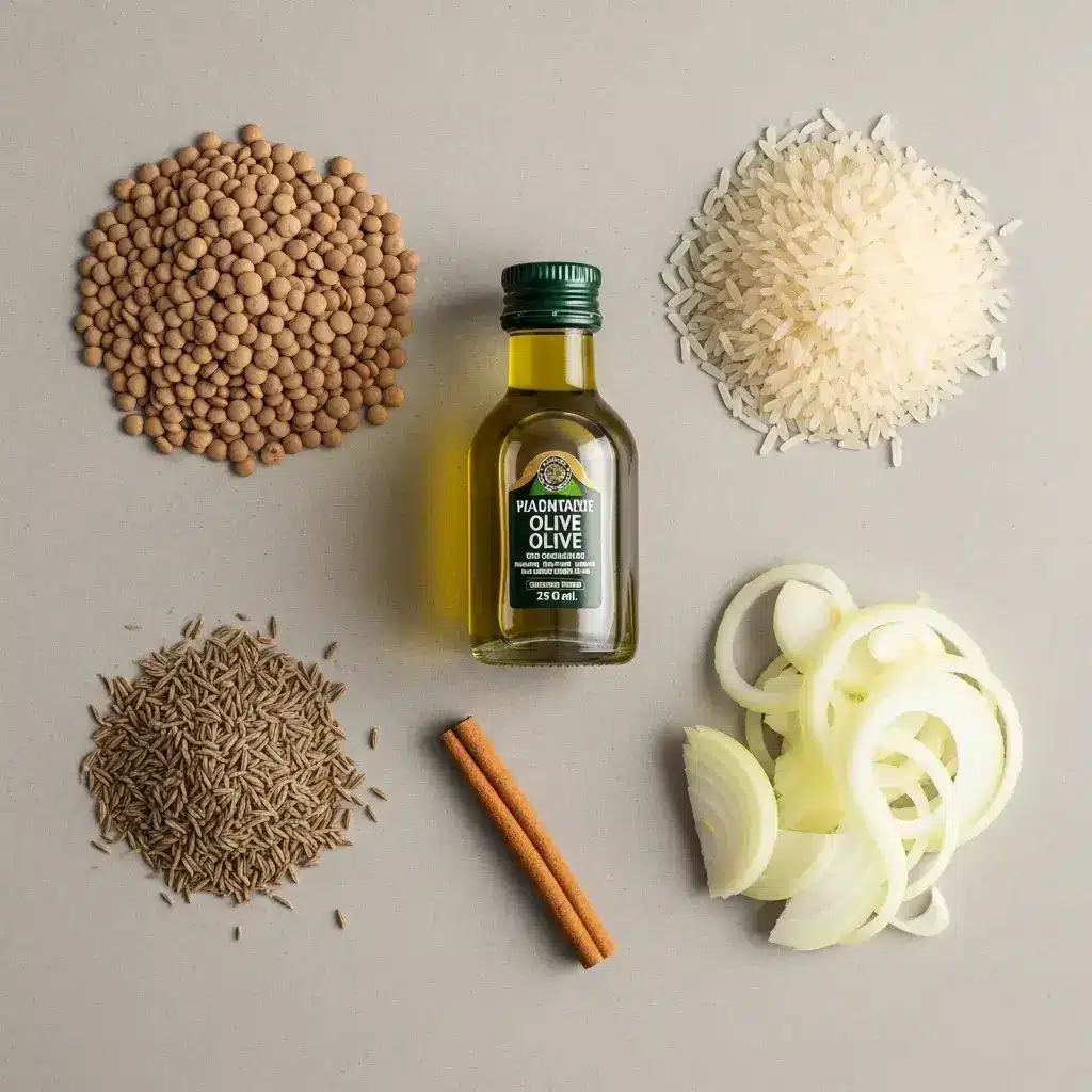 Mujadara (Lebanese Lentils and Rice): The Humble, Heavenly Comfort Food 8 simple ingredients for mujadara recipe