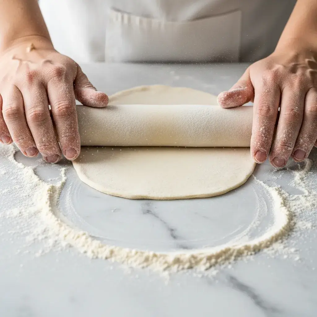 Garibaldi Biscuits Recipe 7 rolling-dough-for-garibaldi-biscuits-with-currants