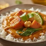 Easy 30-Minute Sweet Potato Chickpea Curry 7 bowl of easy sweet potato chickpea curry