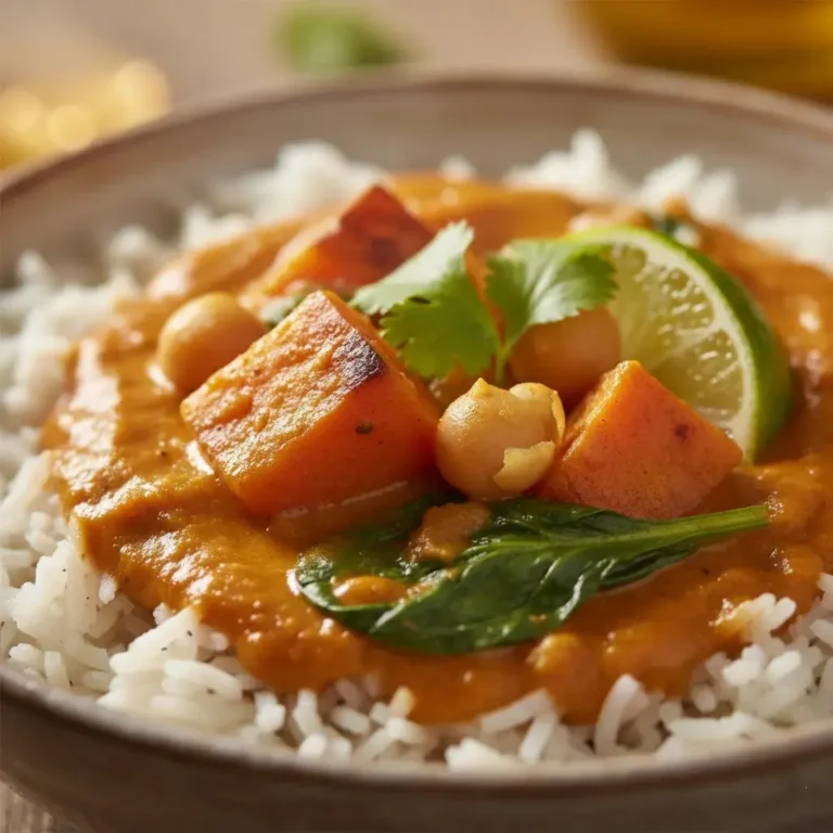 Easy 30-Minute Sweet Potato Chickpea Curry 6 bowl of easy sweet potato chickpea curry