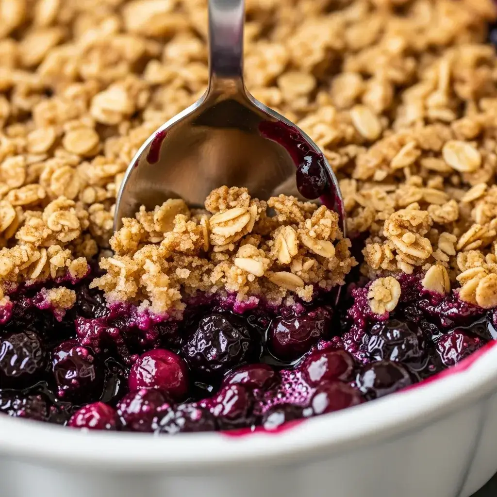 Air Fryer Blueberry Crisp