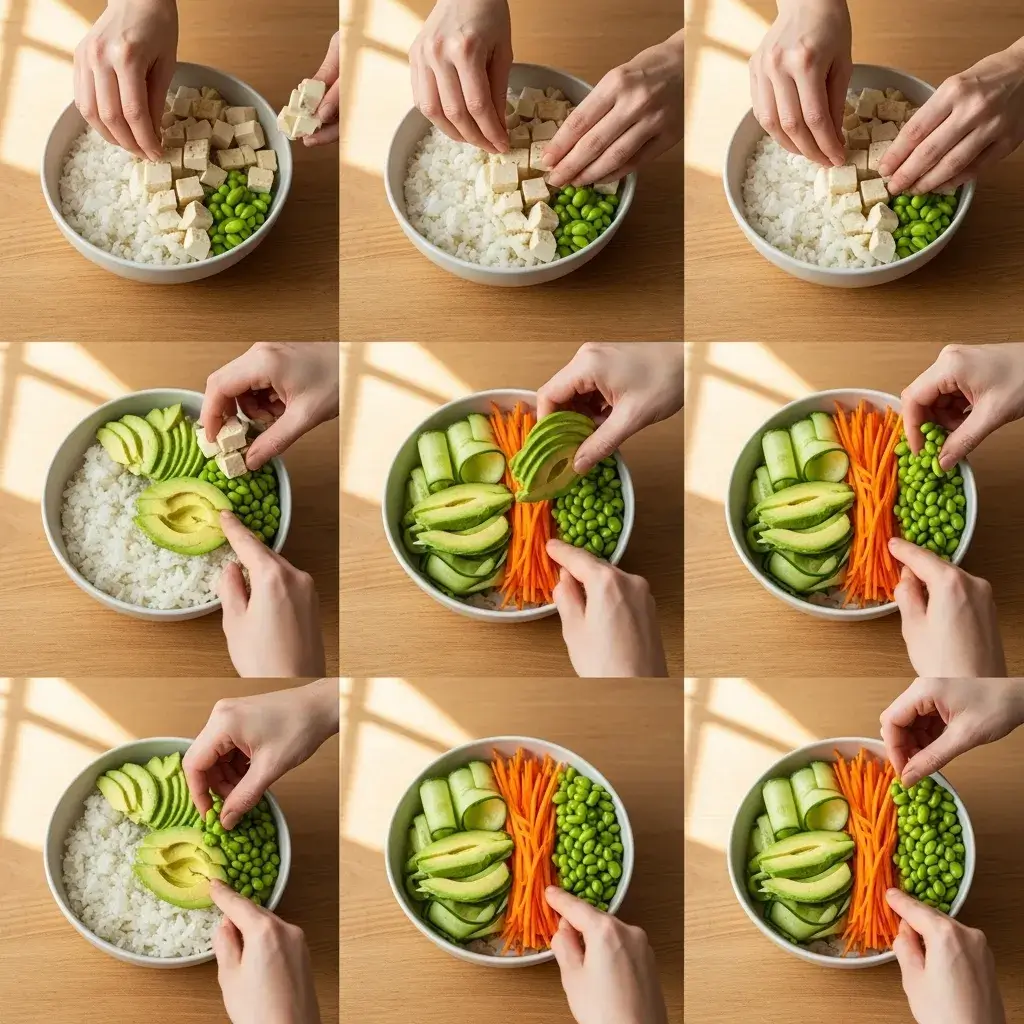 Korean Gochujang Rice Bowl: Your 20-Minute Ticket to Bold, Comforting Flavor 10 assembling a korean gochujang rice bowl