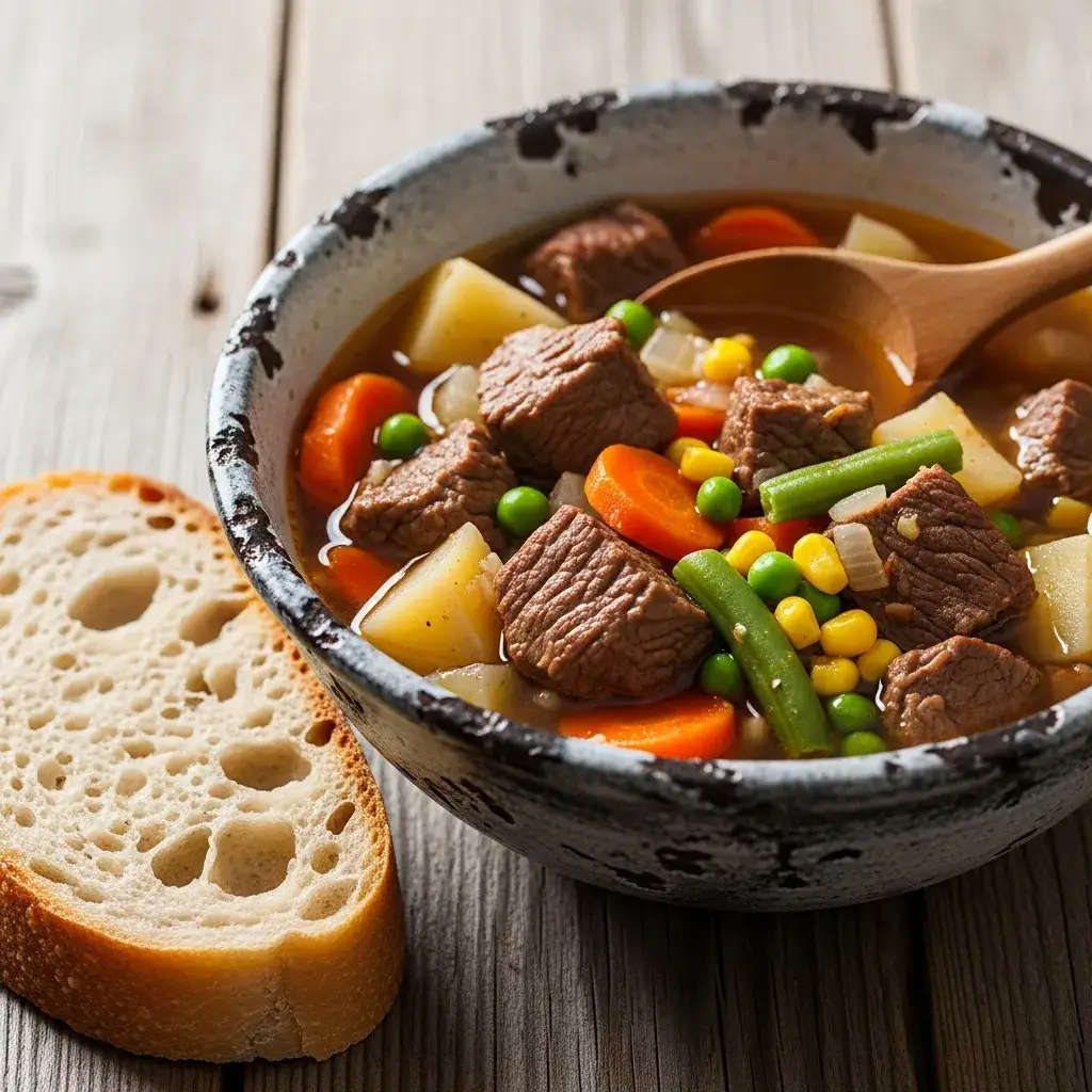 Old Fashioned Vegetable Beef Soup Recipe: The Ultimate Comfort in a Bowl 11 bowl of classic old fashioned vegetable beef soup