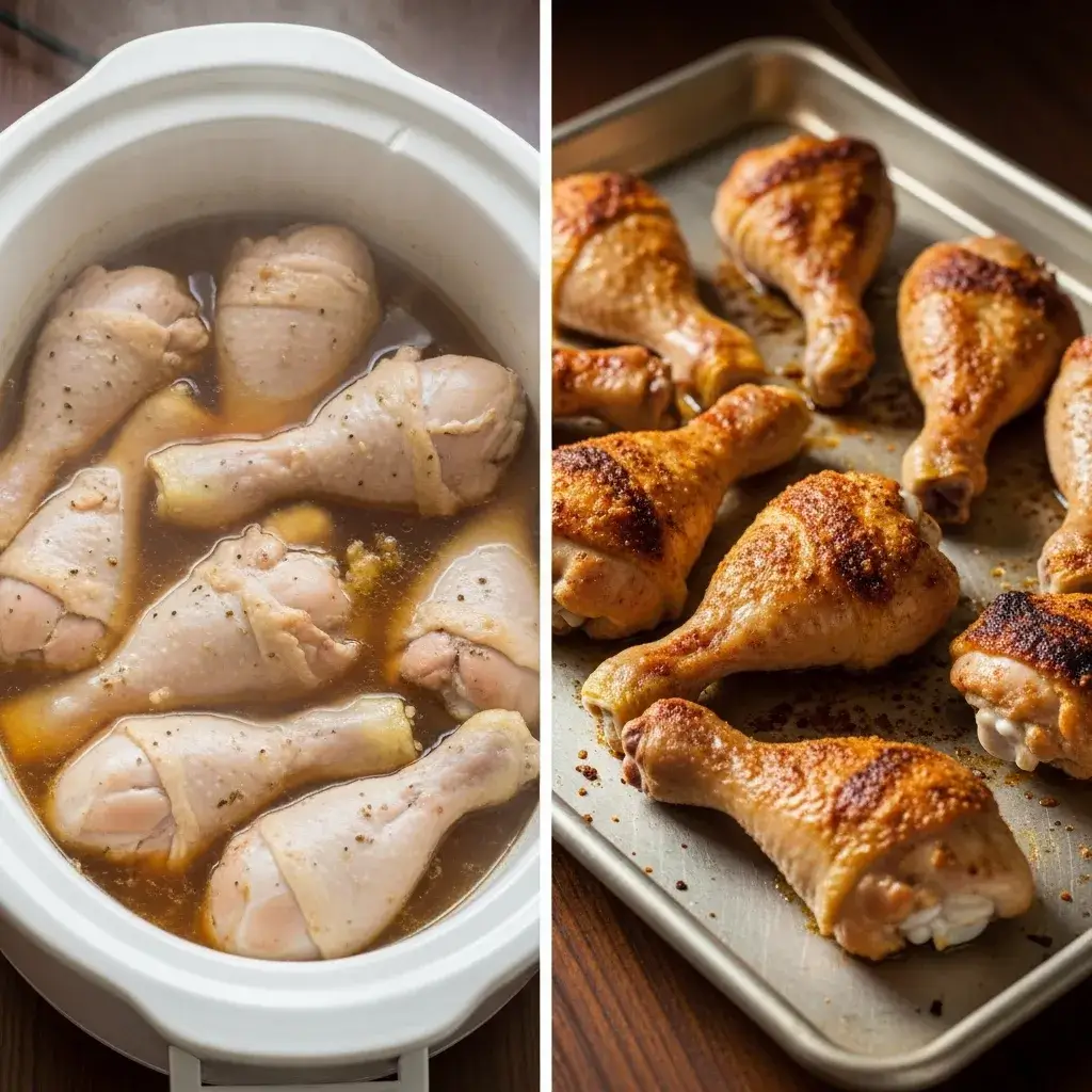 Crockpot Chicken Legs Recipe: The Easiest, Most Flavorful Hands-Off Dinner 10 broiling crockpot chicken legs for crispy skin