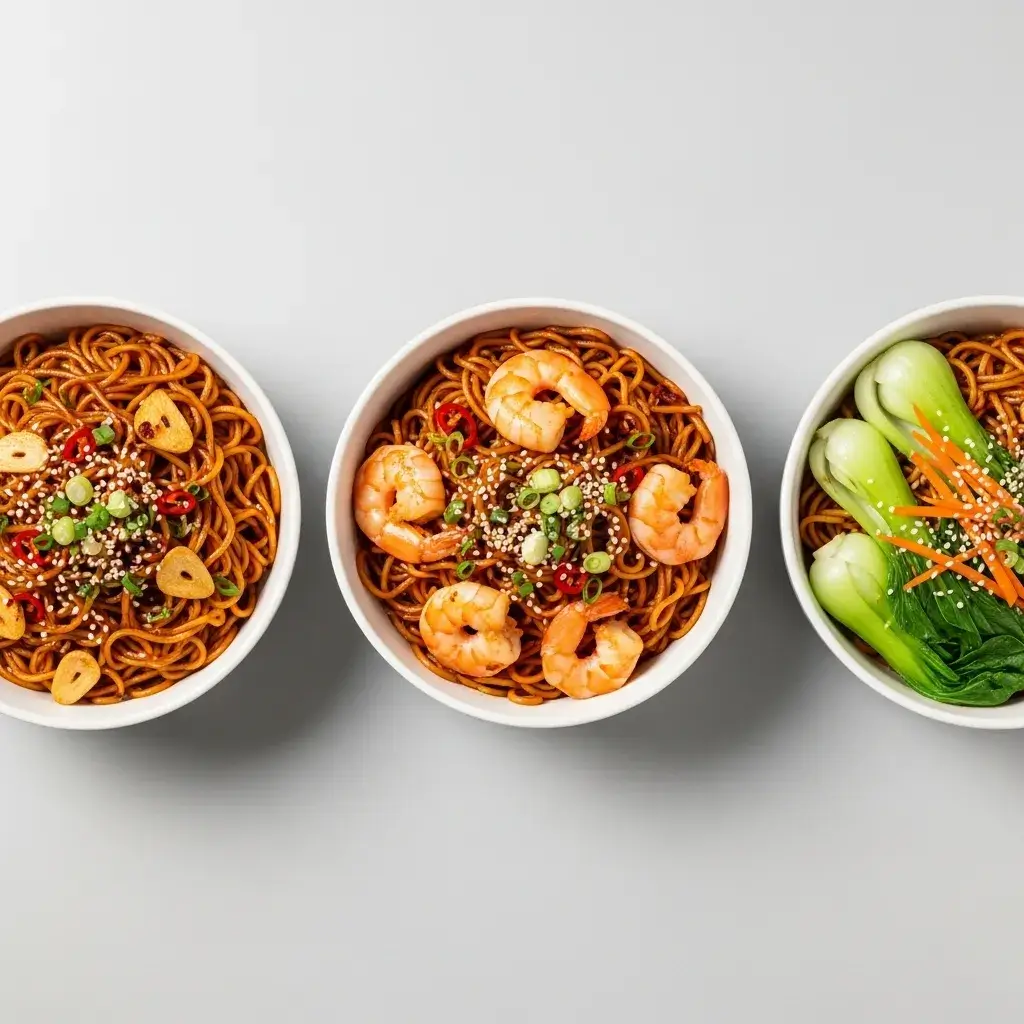 Chili Garlic Noodles: Your New Favorite 15-Minute Meal 10 chili-garlic-noodles-variations-bowls