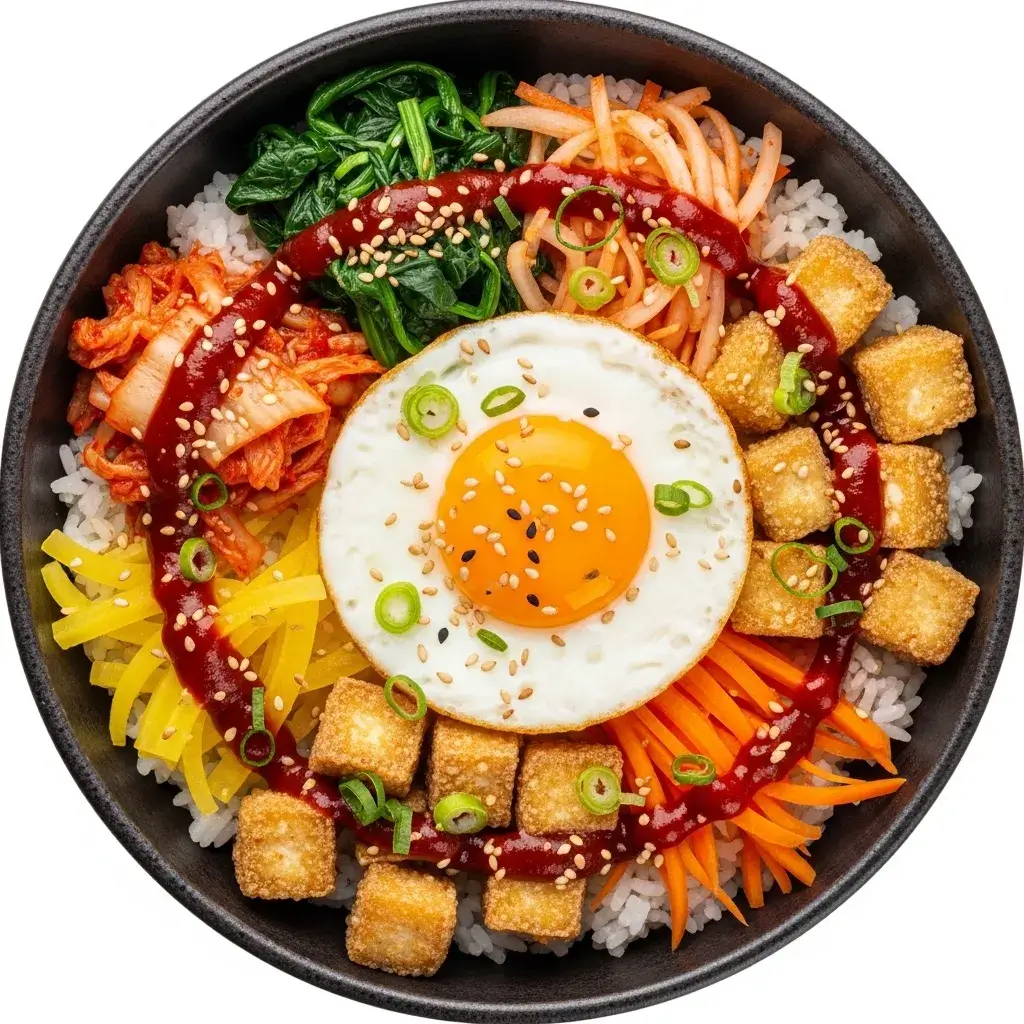 korean gochujang rice bowl