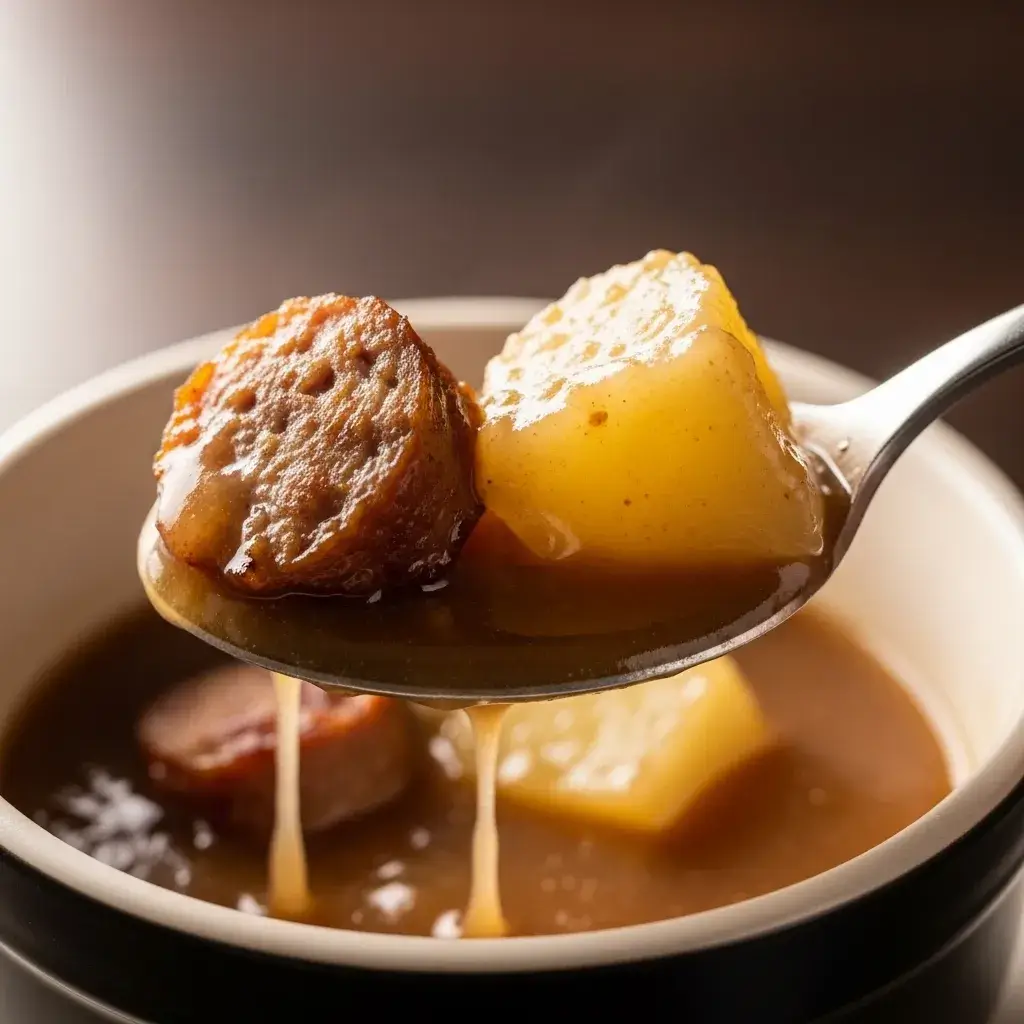 Italian Sausage Potato Soup Recipe: The Ultimate One-Pot Comfort Food 12 creamy italian sausage potato soup close up