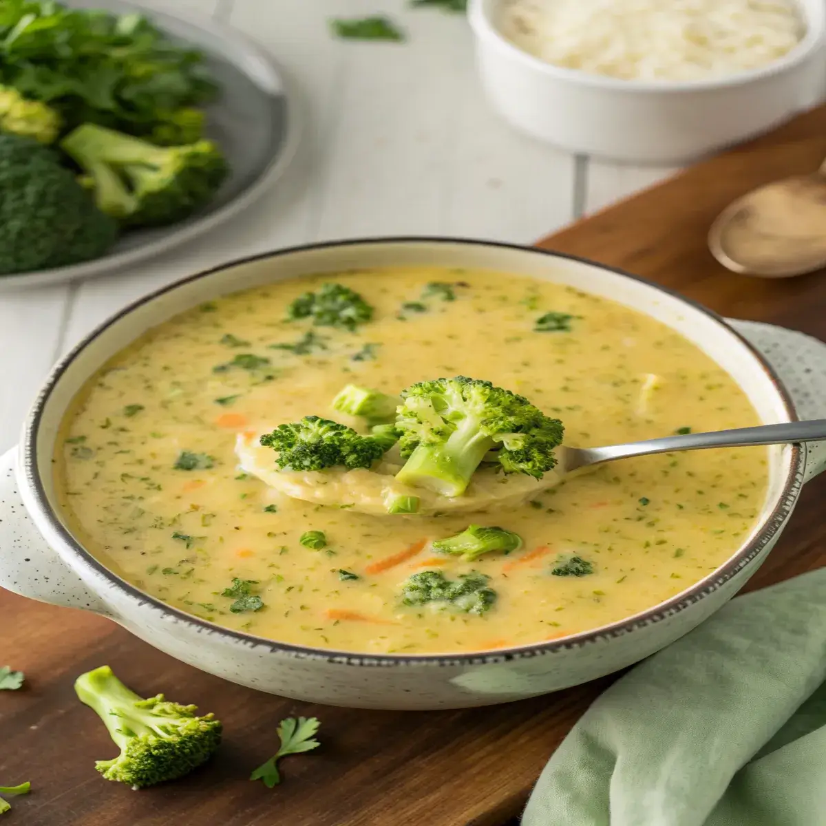 Vegan Broccoli Cheddar Soup Recipe