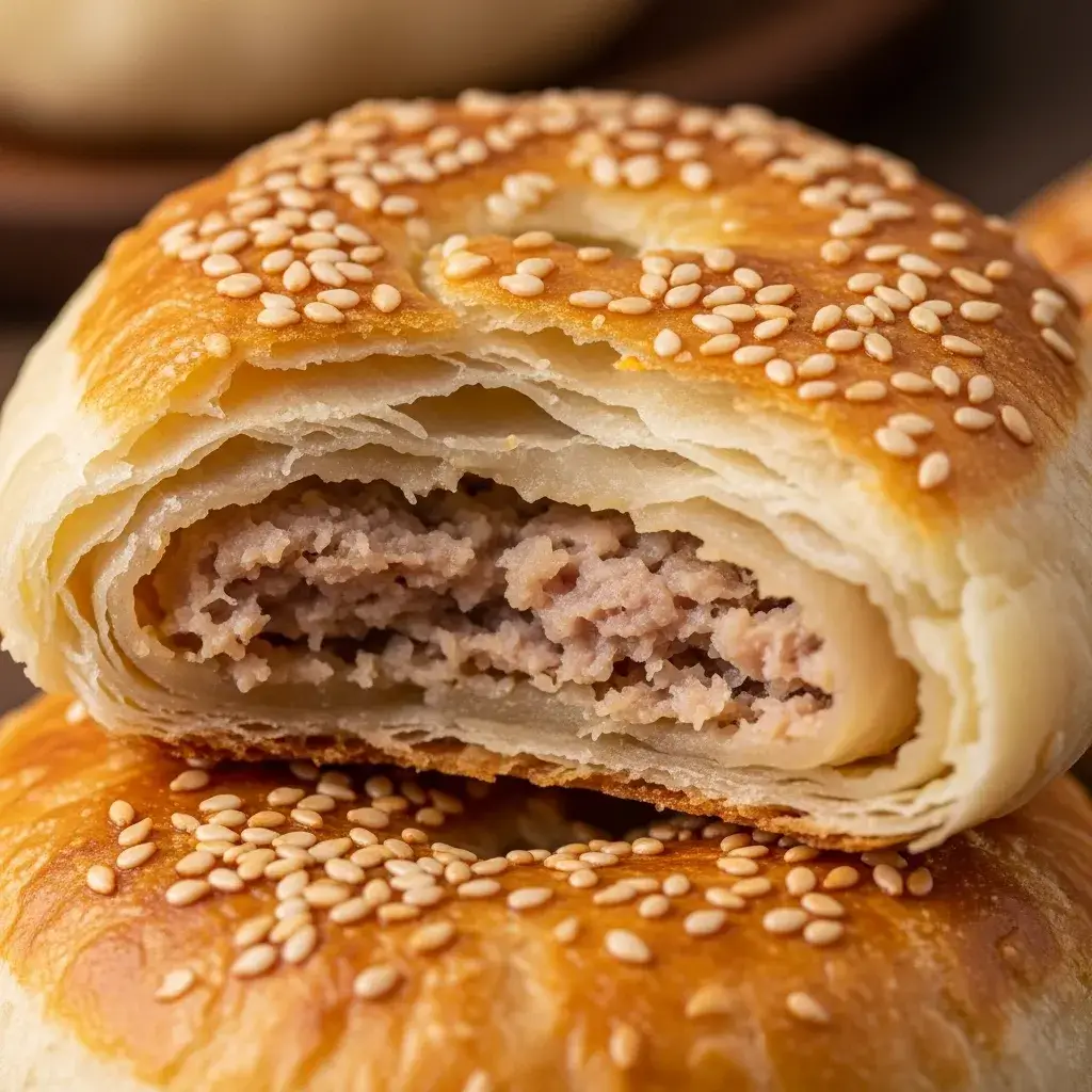 Crispy Stuffed Guo Kui: The Ultimate Savory Chinese Flatbread 10 crispy-stuffed-guo-kui-broken