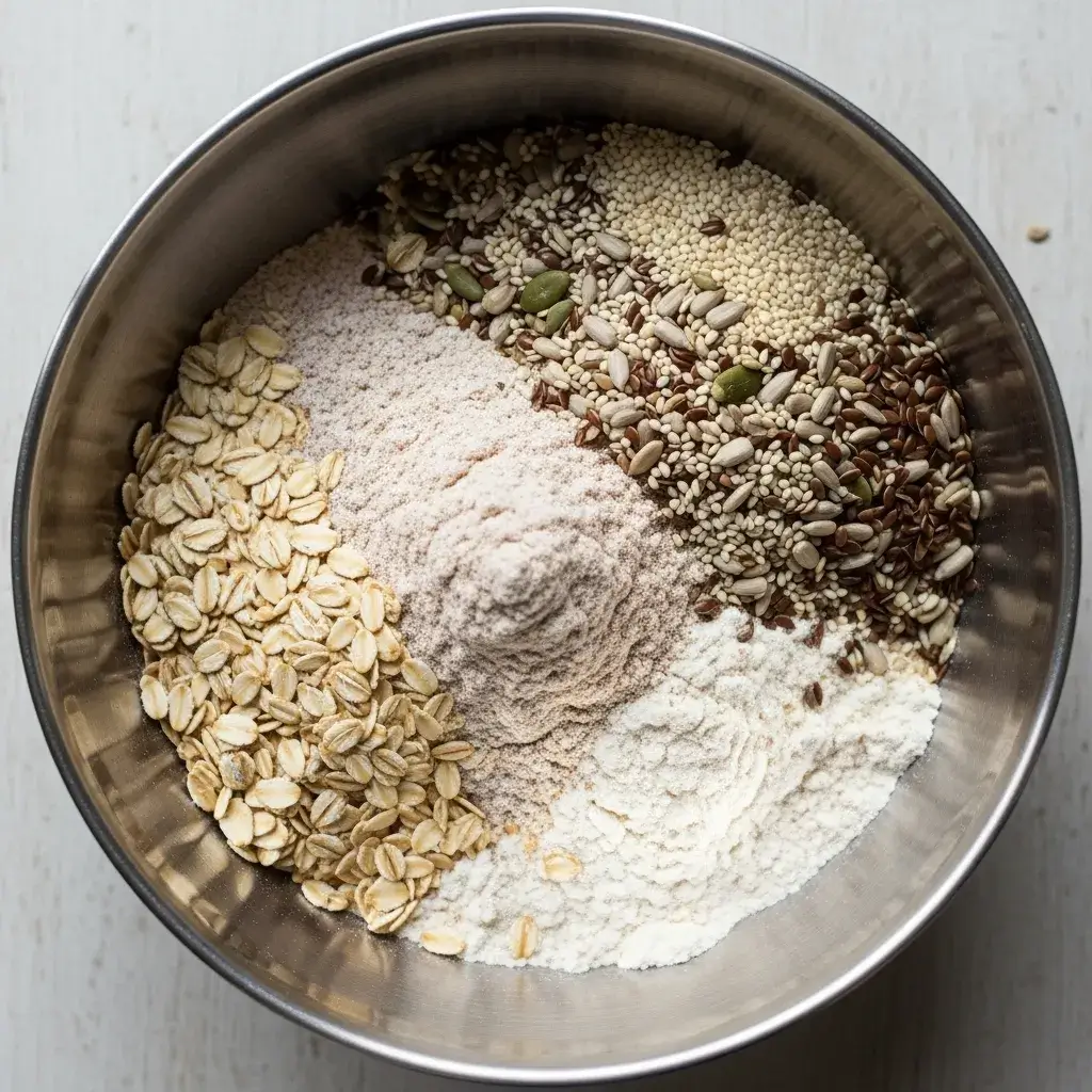 Soda Bread with Whole Grains: An Easy, No-Yeast Wonder 8 dry-ingredients-for-whole-grain-soda-bread