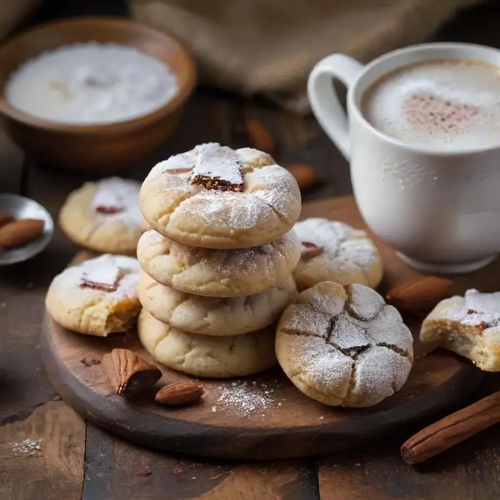 Marzipan Cookies Recipe: Soft, Chewy & Irresistibly Almond 11 easy homemade marzipan cookies recipe on wood (1)