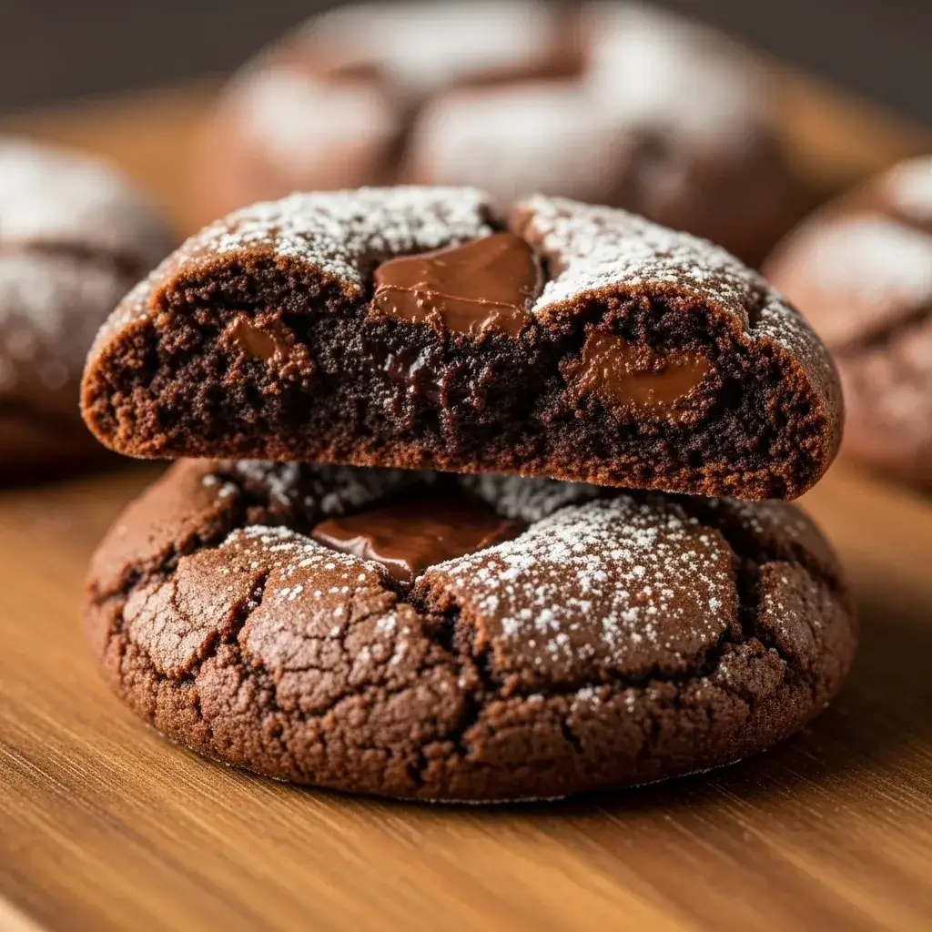 Fudgy Brown Butter Brownie Cookies: The Only Recipe You’ll Ever Need 11 fudgy-brown-butter-brownie-cookies-stack-broken-open