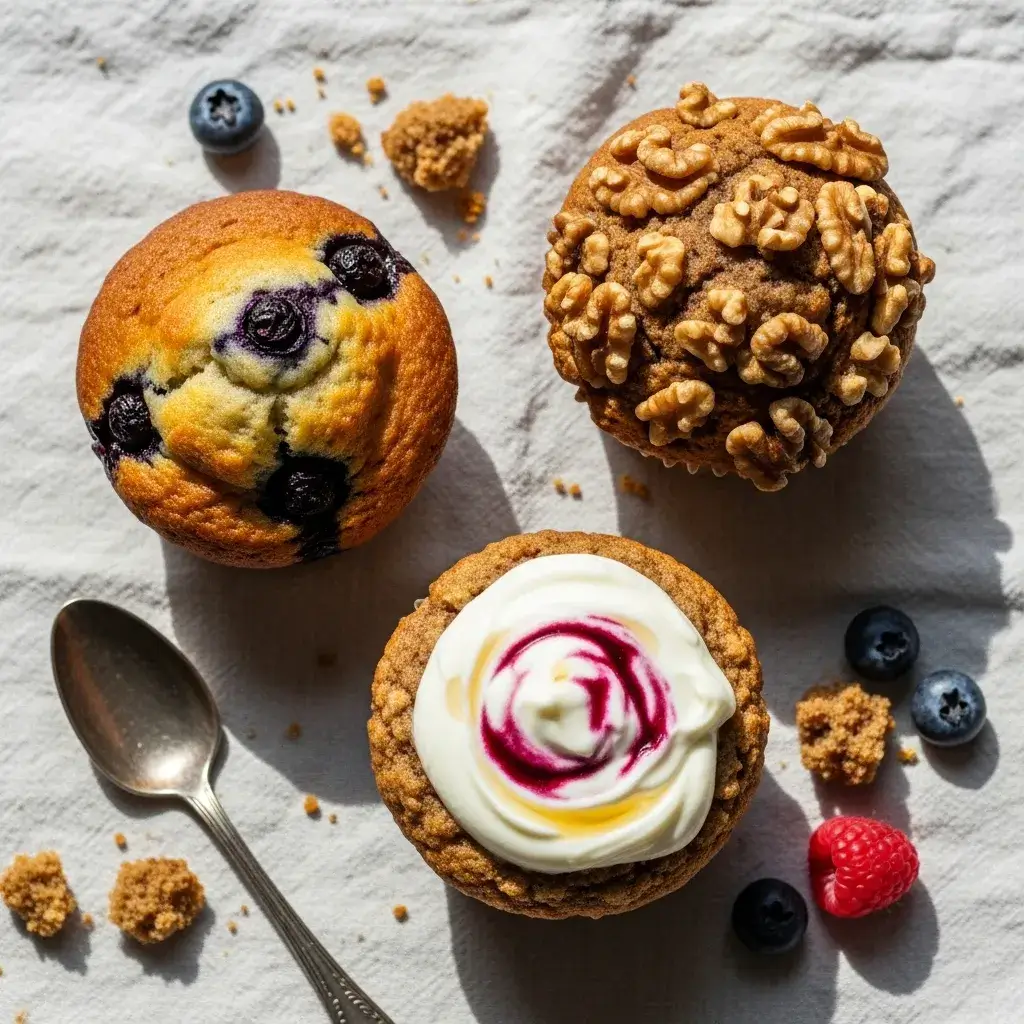 Healthy Carrot Cake Oatmeal Muffins 11 healthy-carrot-cake-muffin-variations