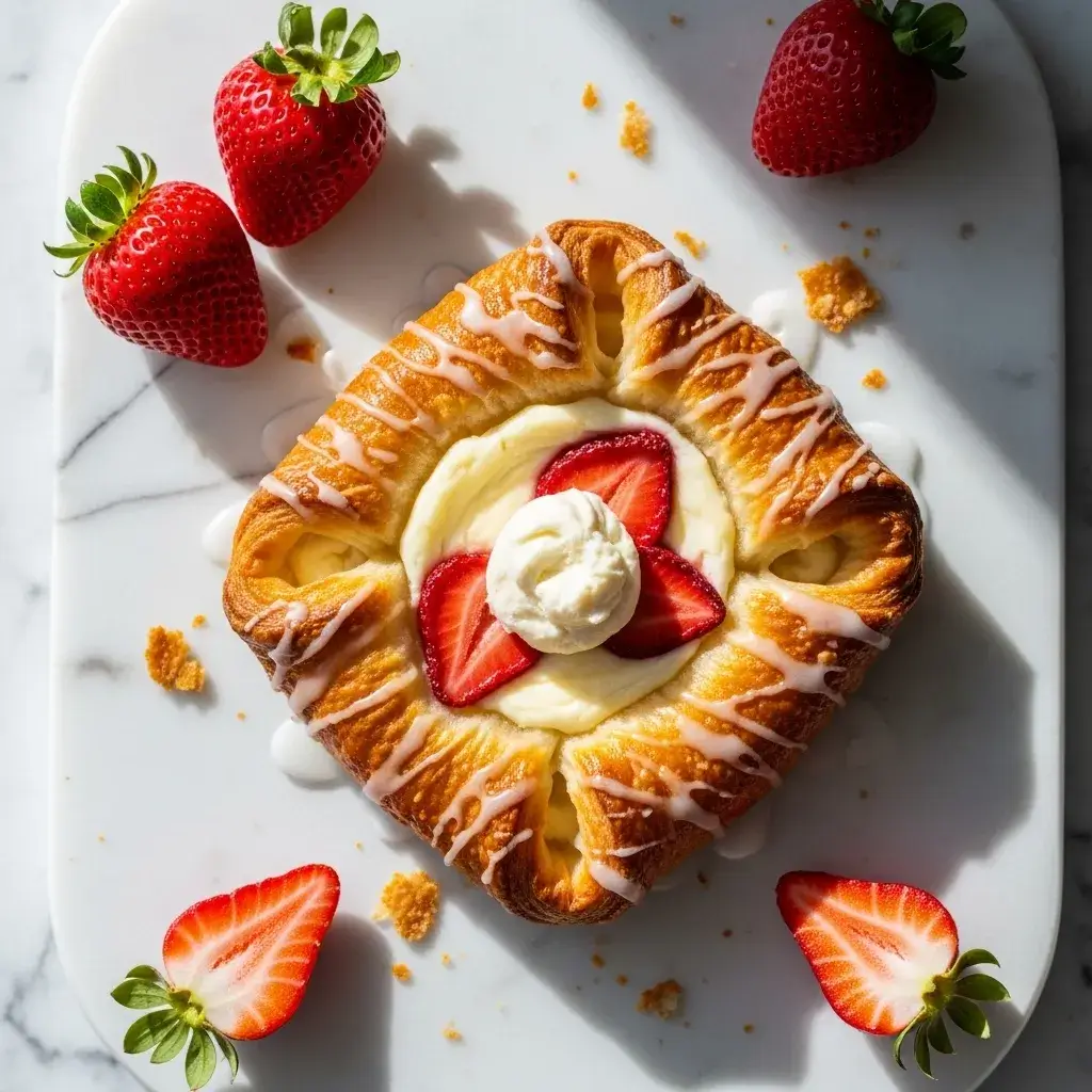 Strawberry Cream Cheese Danish Recipe: An Impressively Easy Breakfast Pastry 12 homemade strawberry cream cheese danish recipes