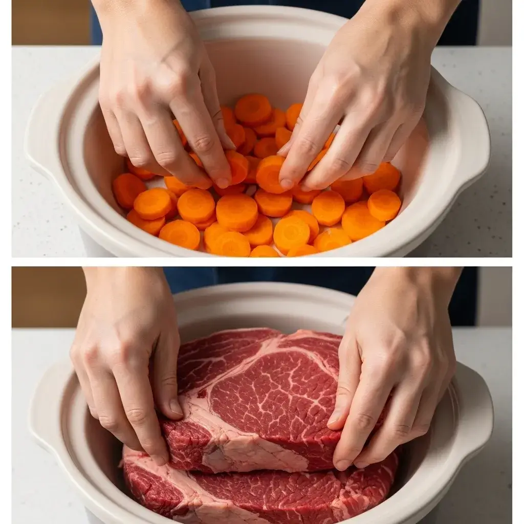 Easy Slow Cooker Crockpot Meals 9 how to layer a slow cooker meal