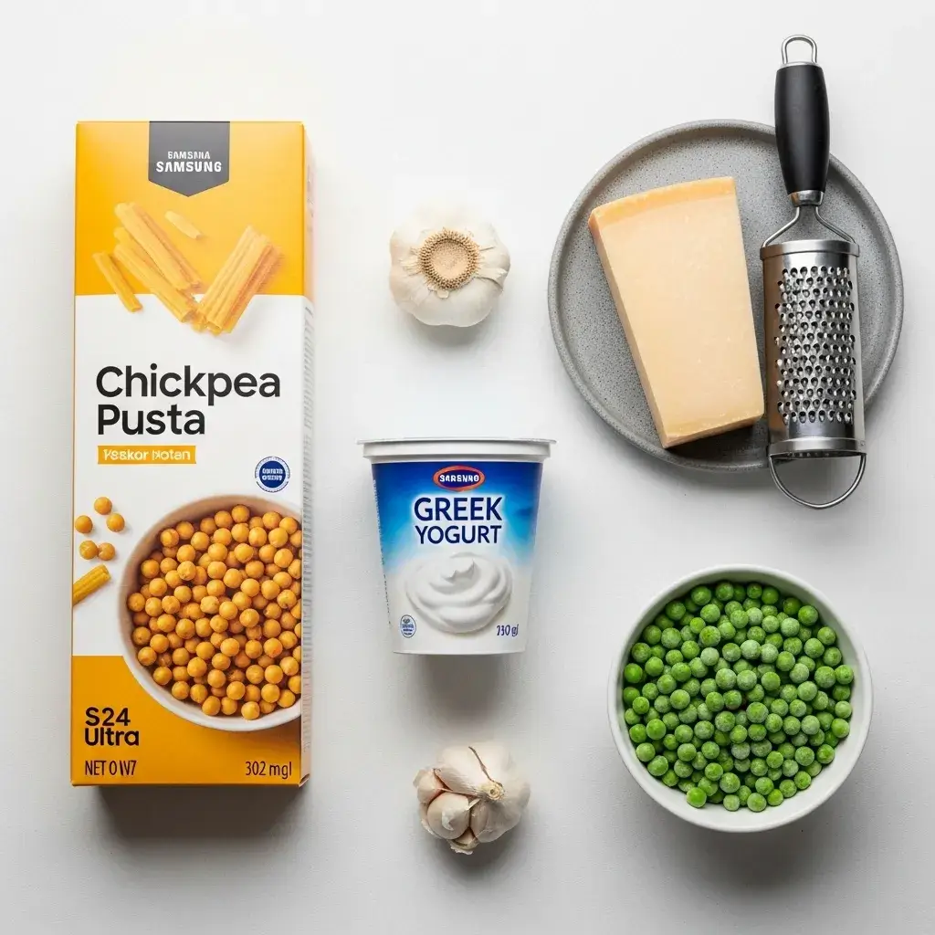 10-Minute High Protein Pasta: Your Busy Night Savior 8 ingredients for easy high protein pasta