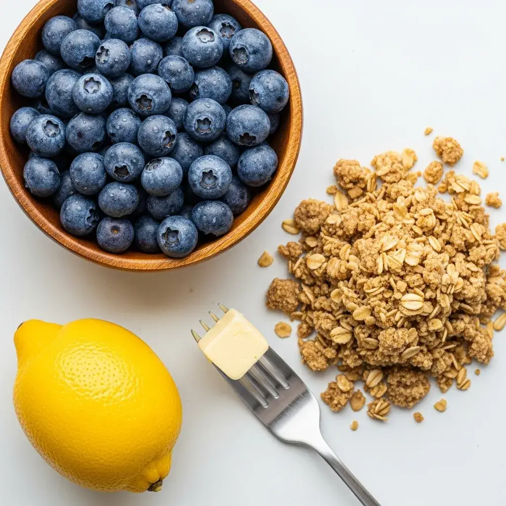 Air Fryer Blueberry Crisp: A 15-Minute Wonder 8 ingredients for homemade blueberry crisp