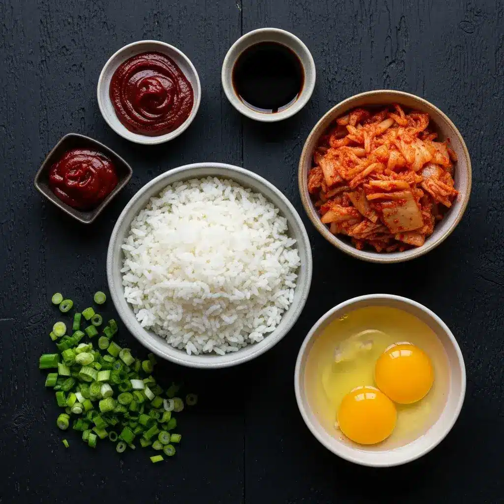 Kimchi Fried Rice! This authentic 15-minute recipe is tangy 8 ingredients for homemade kimchi fried rice