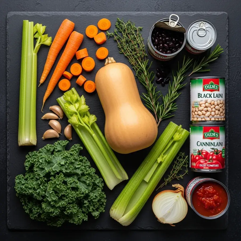 Winter Minestrone Soup Recipe: A Hearty, Veggie-Packed Hug in a Bowl 8 ingredients for homemade winter minestrone soup