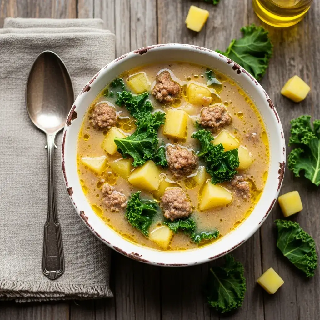 Italian Sausage Potato Soup Recipe: The Ultimate One-Pot Comfort Food 13 italian sausage potato soup recipe in bowl