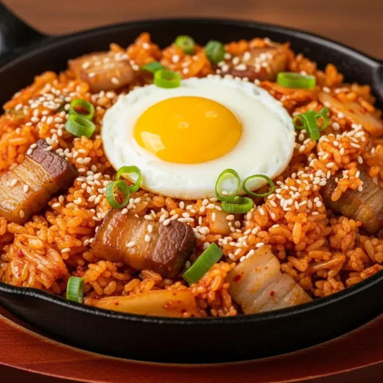 Kimchi Fried Rice! This authentic 15-minute recipe is tangy 6 Kimchi fried rice with fried egg
