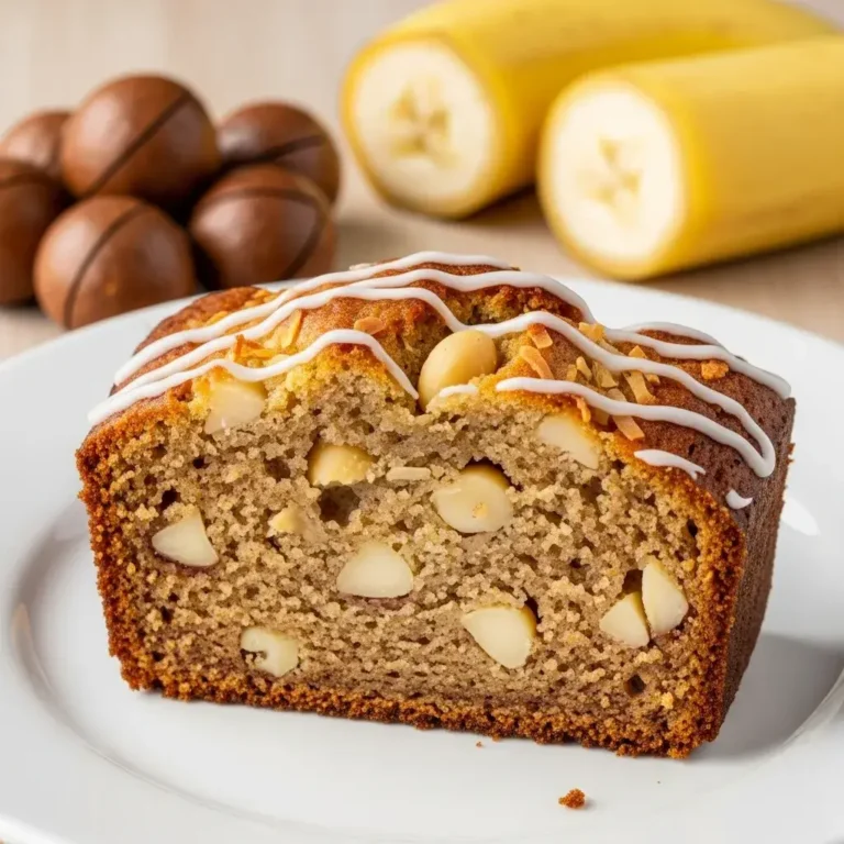 COCONUT MACADAMIA BANANA BREAD 6 Coconut Macadamia Banana Bread