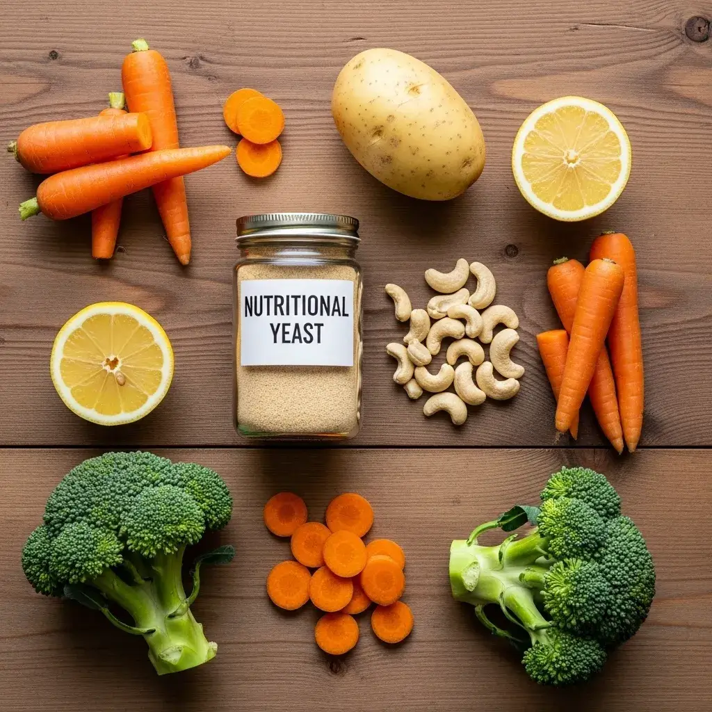 Vegan Broccoli Cheddar Soup Recipe: Unbelievably Creamy, 100% Plant-Based Comfort 8 plant-based ingredients for vegan broccoli cheddar soup