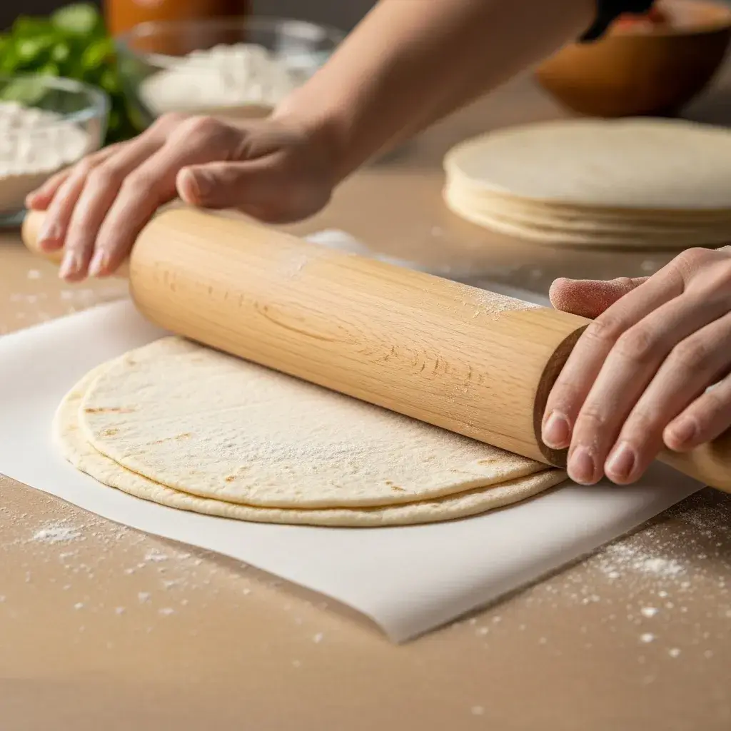 Almond Flour Tortillas Recipe: Your New Go-To for Soft, Grain-Free Wraps 10 rolling out almond flour tortilla dough