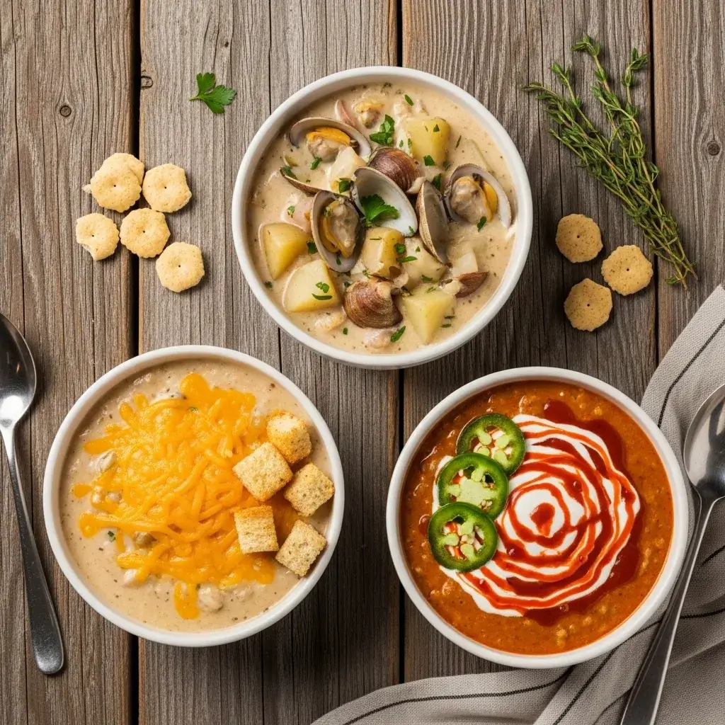 Sausage Potato and Corn Chowder 11 sausage-chowder-variations-cheesy-spicy