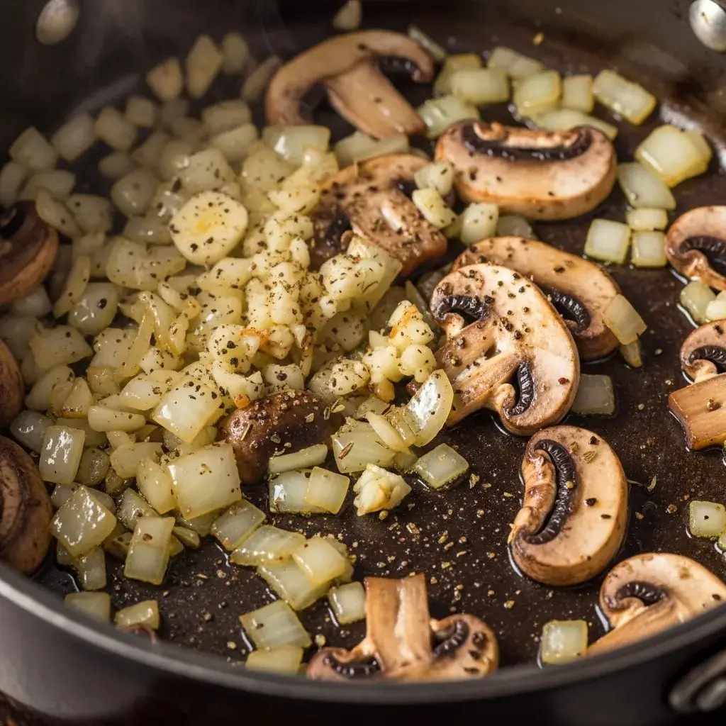 Vegan Lasagna Soup Recipe: All the Cozy Flavor, None of the Fuss 7 sautรฉing vegetables for vegan lasagna soup