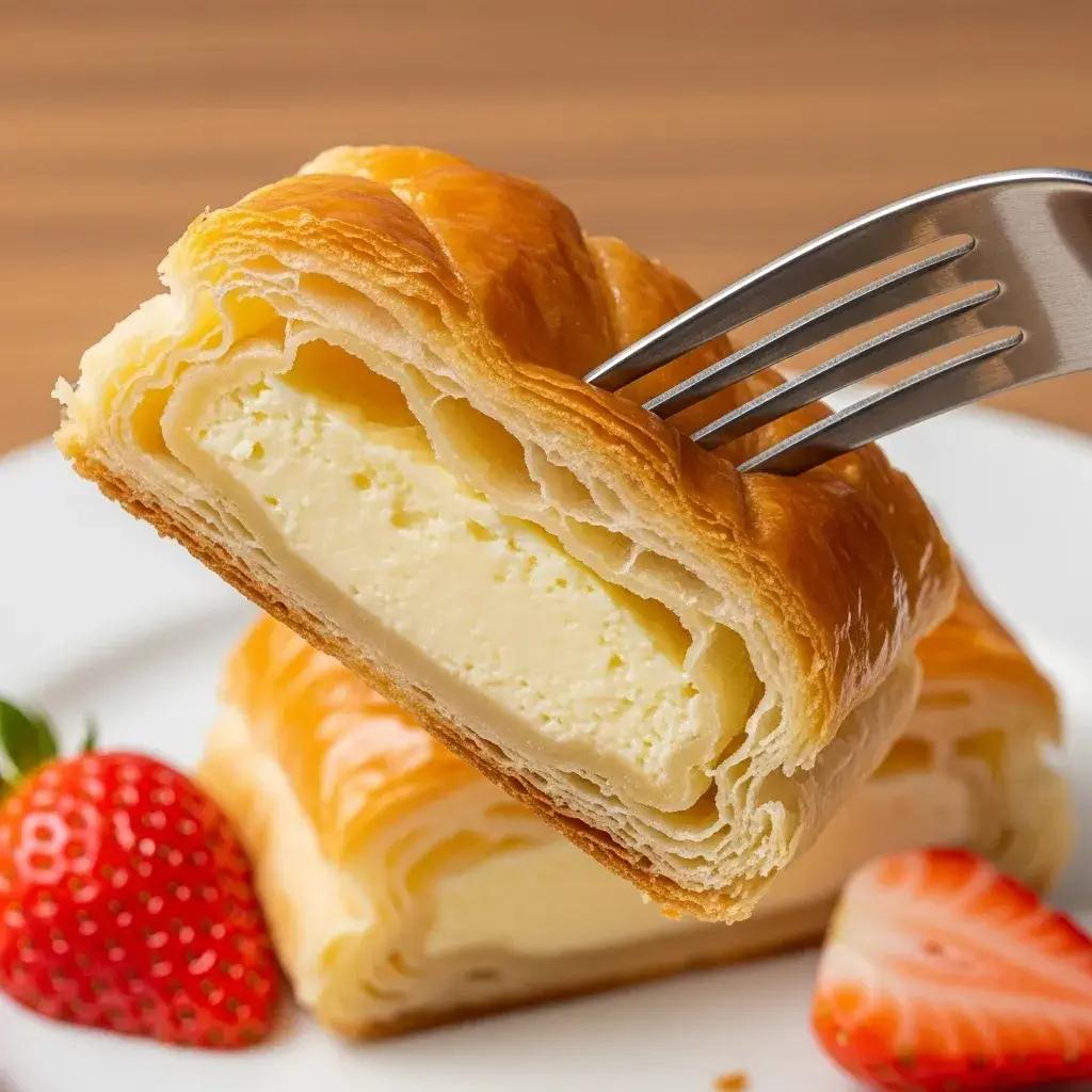 Strawberry Cream Cheese Danish Recipe: An Impressively Easy Breakfast Pastry 13 slice of creamy strawberry danish recipe