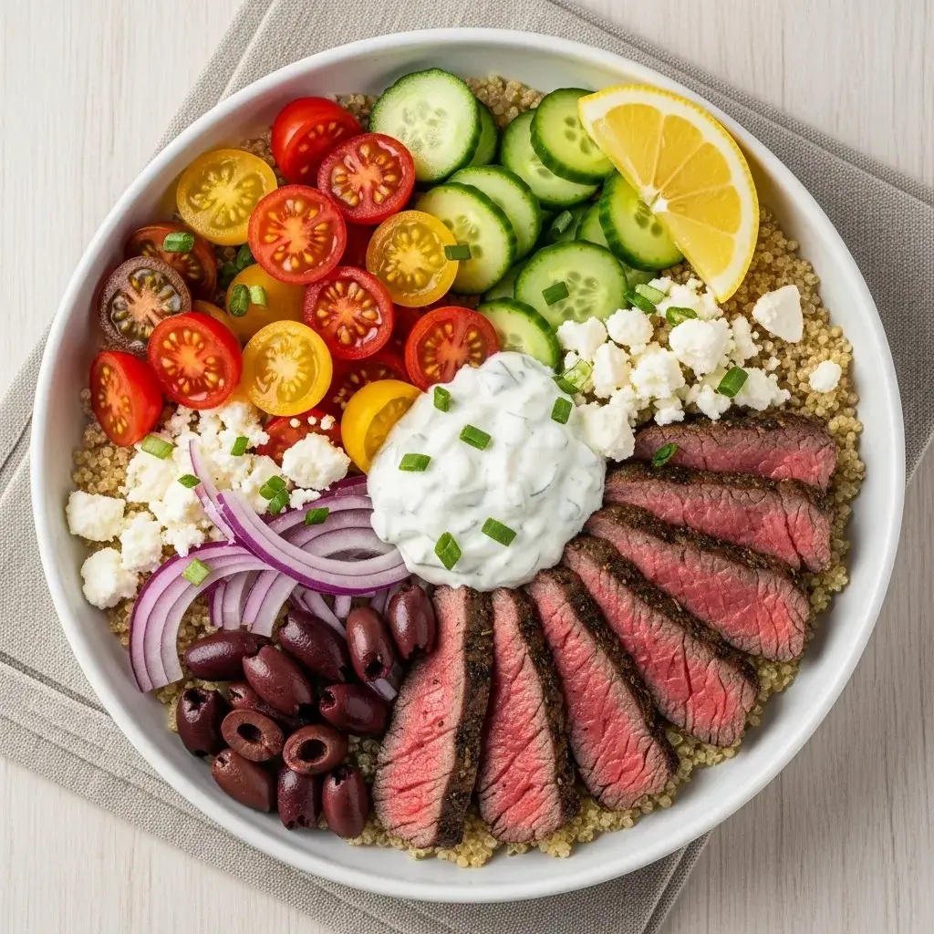 Easy Mediterranean Steak Bowl Recipe 11 vibrant mediterranean steak bowl recipe