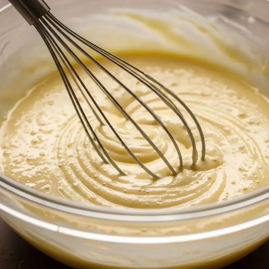 Yogurt Cloud Cake: Your Ticket to the Lightest, Fluffiest Dessert Dream 7 whisking wet ingredients for yogurt cake