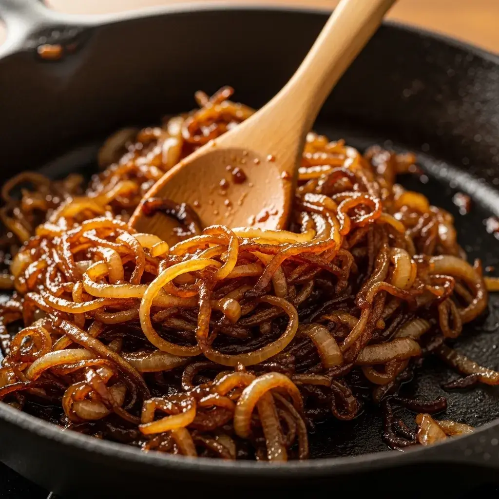 Classic Onion Dip (The Party Staple) 7 caramelizing onions for classic onion dip