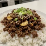 Korean Ground Beef Bowl 6 Korean Ground Beef Bowl