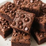 Fudgy Black Bean Brownies 6 Fudgy Black Bean Brownies