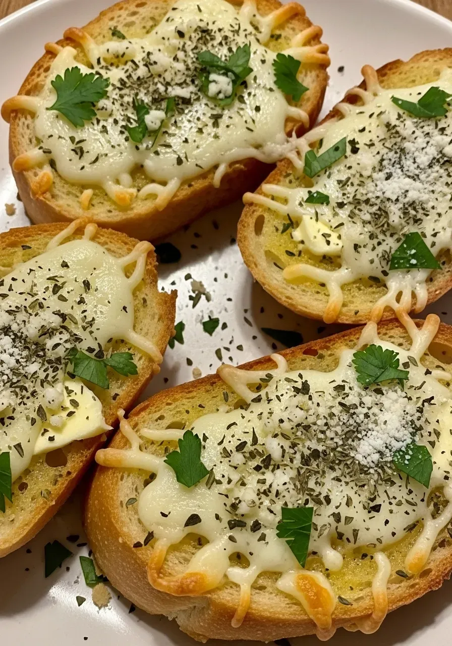 garlic cheesy bread recipe
