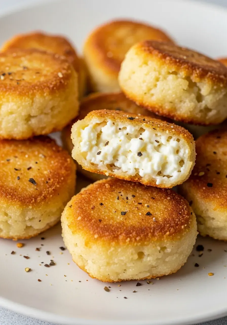 Two Ingredient Cottage Cheese Tots
