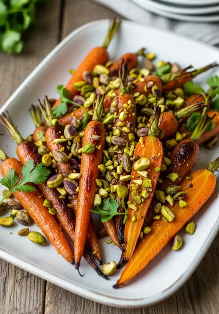 Miso Roasted Carrots with Pistachios 5 Miso Roasted Carrots with Pistachios