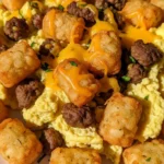 Crispy Tater Tot Breakfast Casserole 6 Crispy Tater Tot Breakfast Casserole