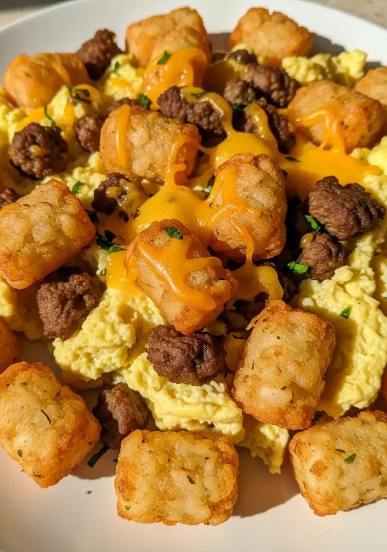 Crispy Tater Tot Breakfast Casserole 5 Crispy Tater Tot Breakfast Casserole
