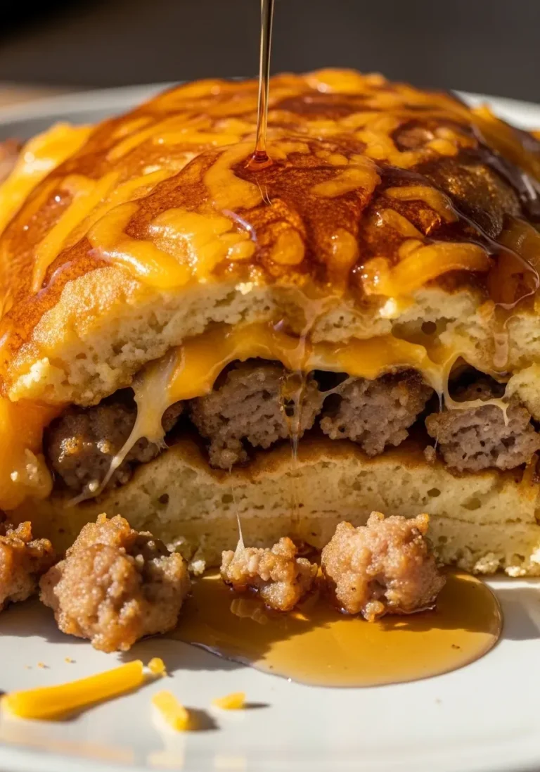 Fluffy Pancake Sausage Casserole 5 Fluffy Pancake Sausage Casserole