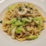 Creamy Cabbage Noodles Alfredo 6 Creamy Cabbage Noodles Alfredo