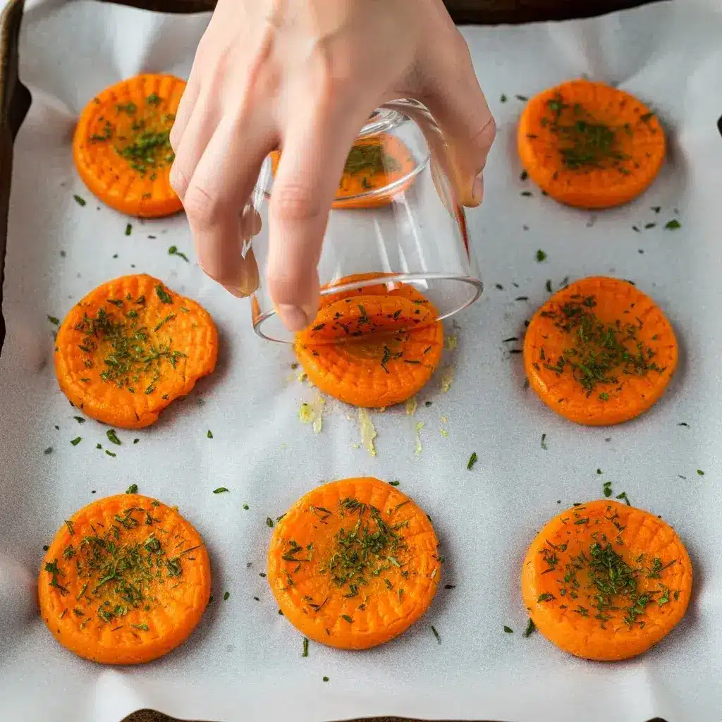 Parmesan Smashed Carrots 9 how to smash carrots for roasting