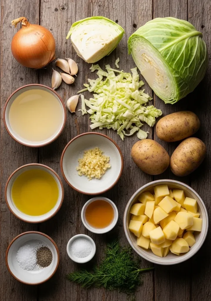 Braised Cabbage & Potatoes 7 Braised Cabbage & Potatoes