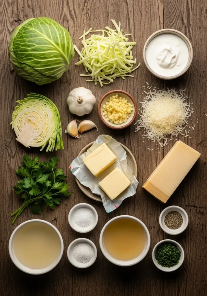 Creamy Cabbage Noodles Alfredo 7 Creamy Cabbage Noodles Alfredo