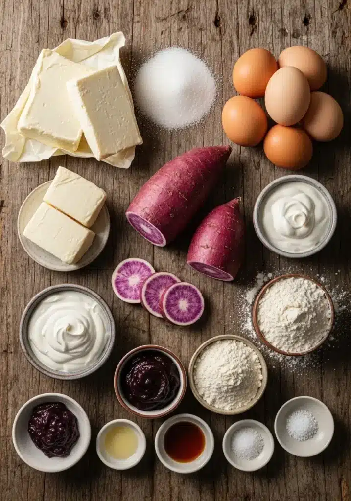 Ube Basque Cheesecake 7 ube basque cheesecake